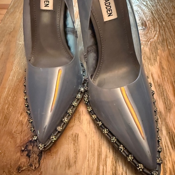 Steve Madden Vyper Gray Studded Women's Heels so sexy!!!☑️ - Picture 2 of 9